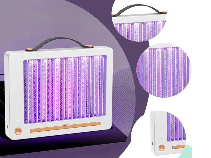 UV Insektenlampe Mückenfalle Fliegenfalle USB wiederaufladbar Insektenvernichter