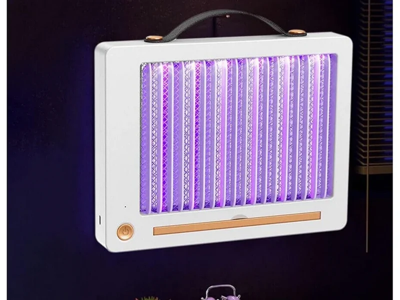 UV Insektenlampe Mückenfalle Fliegenfalle USB wiederaufladbar Insektenvernichter