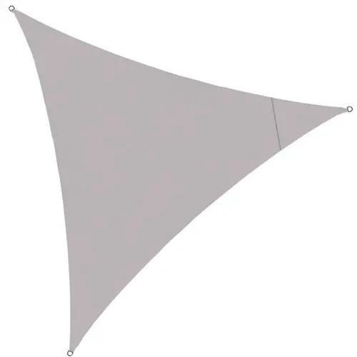 Sonnensegel 3x3x3m Dreieckig Sonnenschutz UV Schutz Garten Terrasse Grau