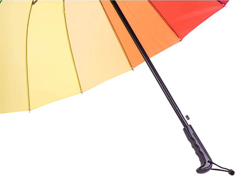 Regenschirm XXL Automatik 18 Streben Windfest Regenbogen Stockschirm Groß