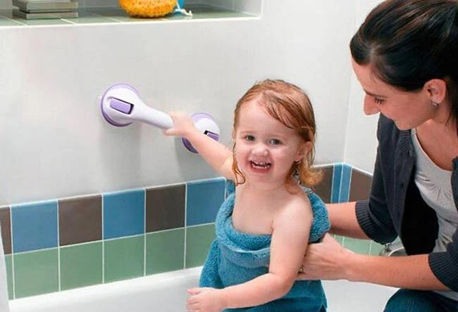 Haltegriff mit Saugnapf 30cm Badewannengriff Badezimmer Griffhilfe Dusche