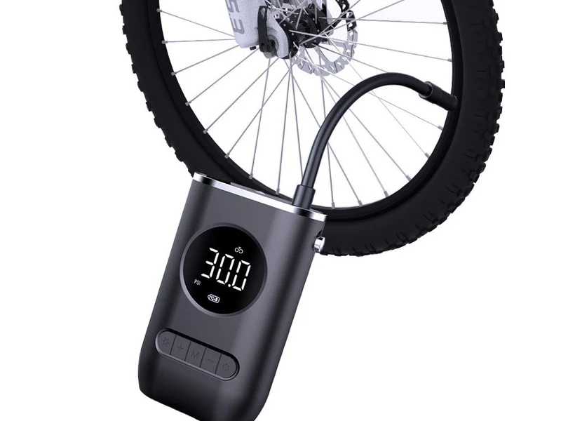 Akku Luftkompressor 10 Bar Elektrische Luftpumpe LCD Auto Fahrrad USB-C