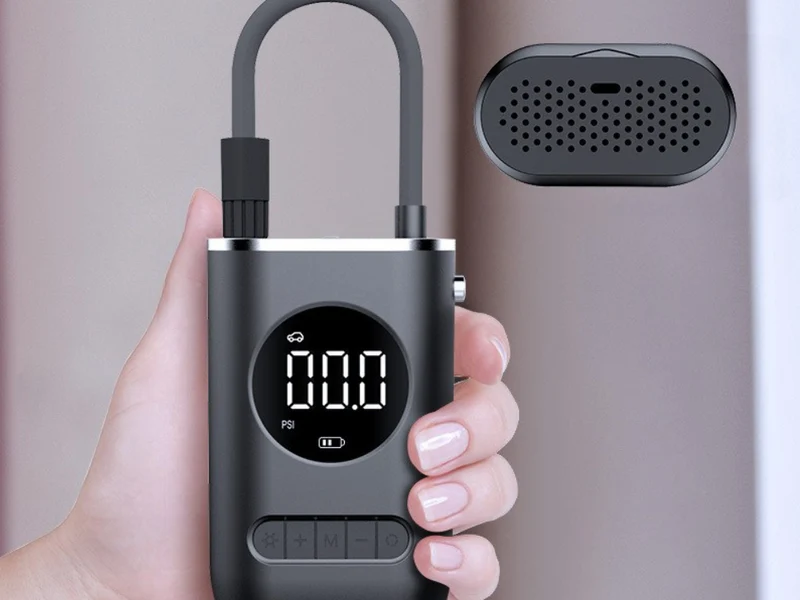 Akku Luftkompressor 10 Bar Elektrische Luftpumpe LCD Auto Fahrrad USB-C