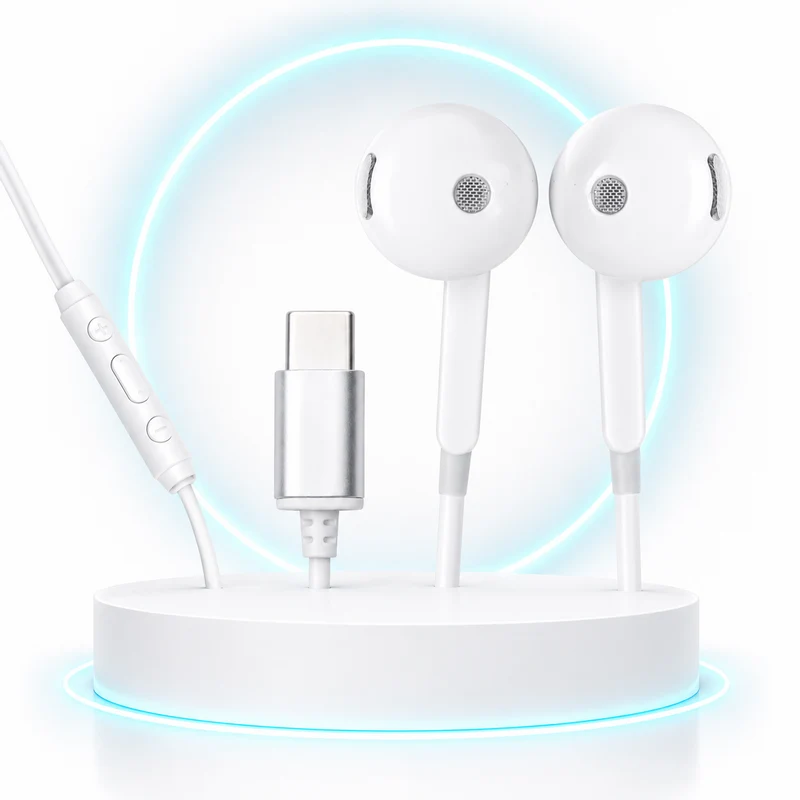 TUGG Typ-C Kopfhörer USB-C In Ear Headset Kabelgebunden Stereo Mikrofon