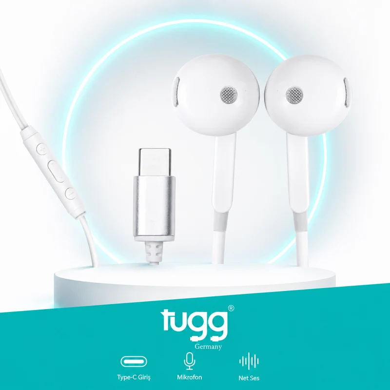 TUGG Typ-C Kopfhörer USB-C In Ear Headset Kabelgebunden Stereo Mikrofon