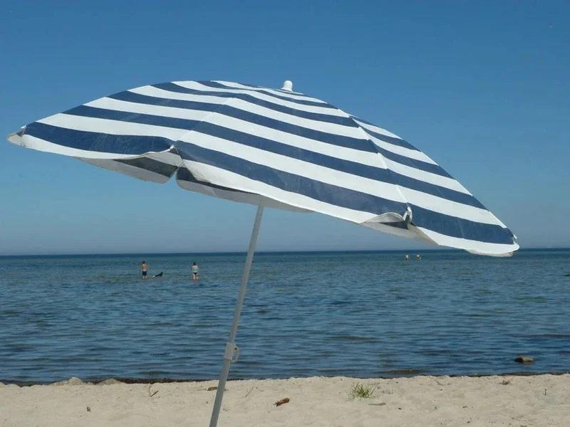 Sonnenschirm Ø160cm Gartenschirm Balkonschirm Strandschirm UV-Schutz Outdoor