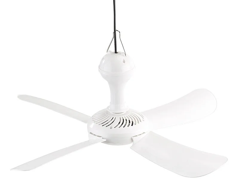 Sichler Deckenventilator Camping Ventilator 53cm Leise 230V zum Hängen