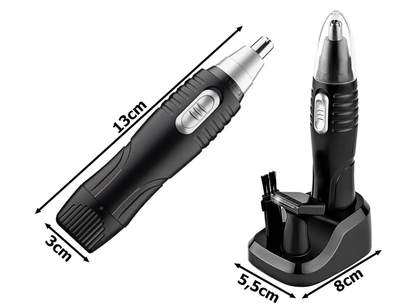 Nasenhaartrimmer & Ohrhaartrimmer mit Barttrimmer Aufsatz – Präziser Trimmer für Gesichtspflege