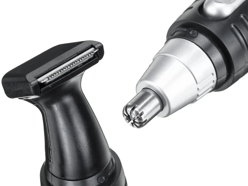 Nasenhaartrimmer & Ohrhaartrimmer mit Barttrimmer Aufsatz – Präziser Trimmer für Gesichtspflege