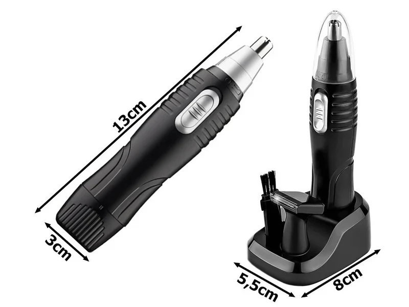 Nasenhaartrimmer & Ohrhaartrimmer mit Barttrimmer Aufsatz – Präziser Trimmer für Gesichtspflege