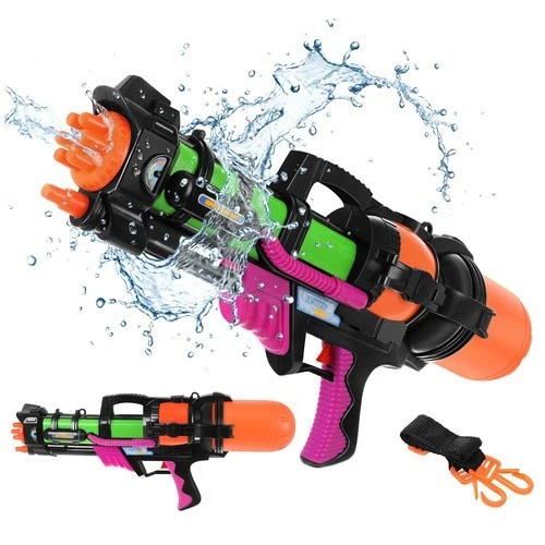 XXL Wasserpistole 60 cm mit 1,25L Tank – Wassergewehr für Kinder Sommer Wasserspaß