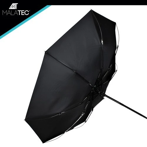 Taschenschirm Automatik Regenschirm Windfest Faltbar 110cm Schwarz mit Hülle