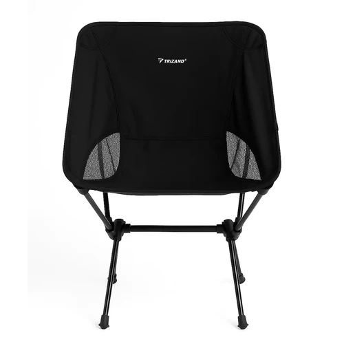 Klappbarer Campingstuhl bis 120 kg – leichter Angelstuhl & Strandstuhl mit Tragetasche für Outdoor
