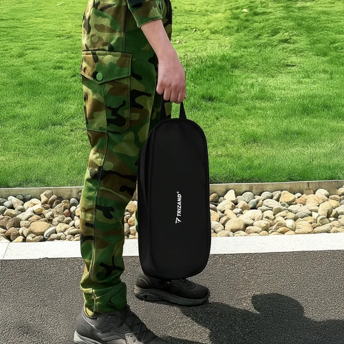 Klappbarer Campingstuhl bis 120 kg – leichter Angelstuhl & Strandstuhl mit Tragetasche für Outdoor