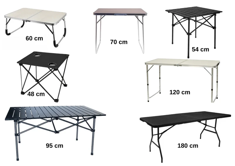 Campingtisch Klappbar Alu Gartentisch Höhenverstellbar Klapptisch Campingmöbel
