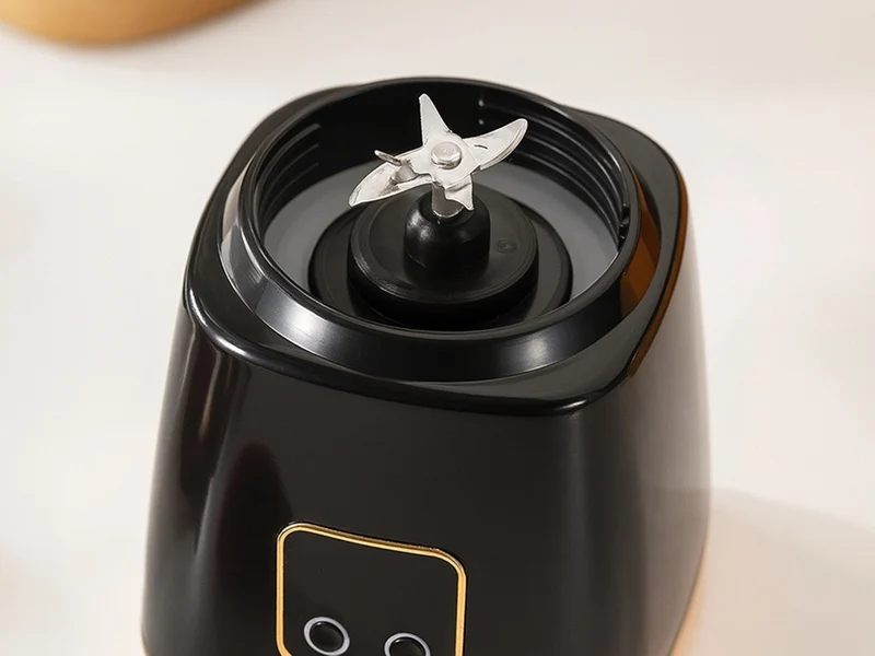 USB Smoothie Mixer Tragbar Mixer Becher Shaker 600ml Kabellos Schwarz