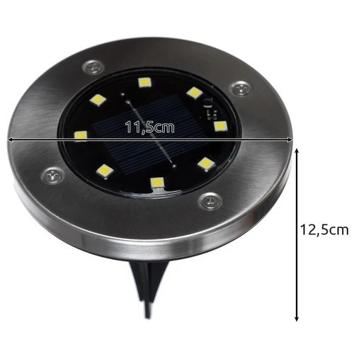 Solar Gartenleuchten LED Außenleuchte IP65 kaltweiß 1/12 Stück