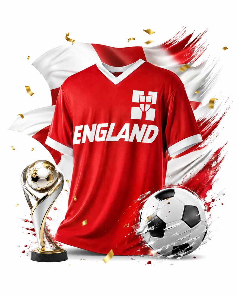 England Fanartikel WM EM T-Shirt Flagge Autofahne Modellwahl