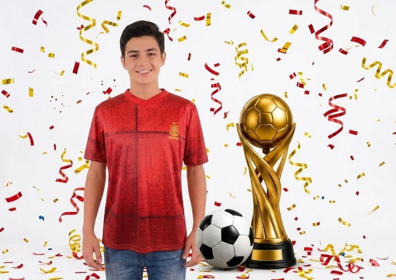Spanien Fanartikel WM EM Shirt Schal Flagge Fanhorn Auswahl - España Fanáticos Fútbol WM EM Camiseta Bufanda Bandera Bocina