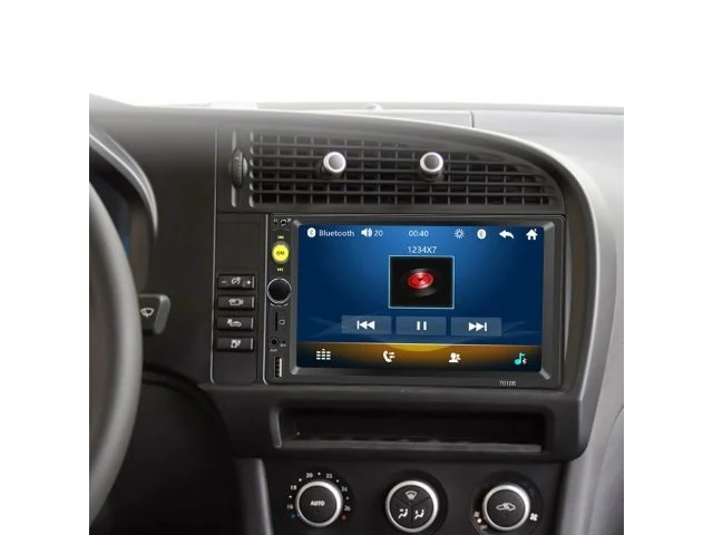 2DIN Autoradio Bluetooth Touchscreen USB FM Rückfahrkamera