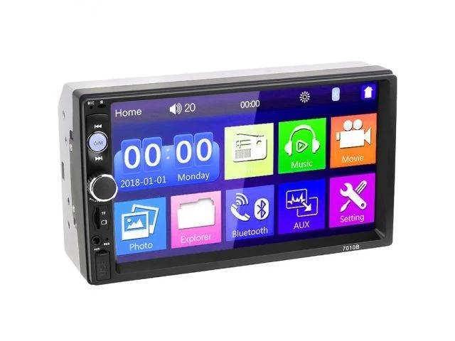 2DIN Autoradio Bluetooth Touchscreen USB FM Rückfahrkamera