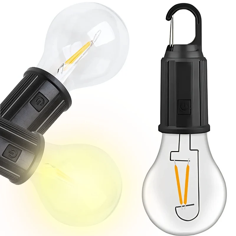 LED Campinglampe Hängelampe USB-C Wiederaufladbar – Camping Licht mit 3 Modi