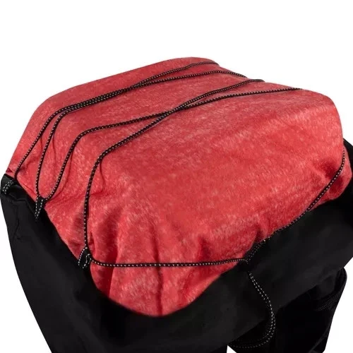 60L Fahrrad Doppeltasche Gepäckträger Satteltasche Wasserdicht Schwarz