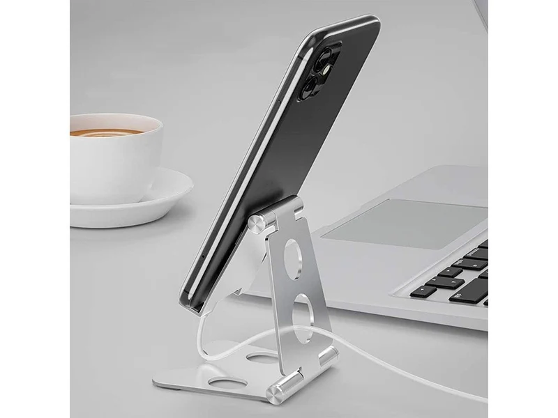 Handyhalter Tablet Halter Metall Ständer rutschfest klappbar