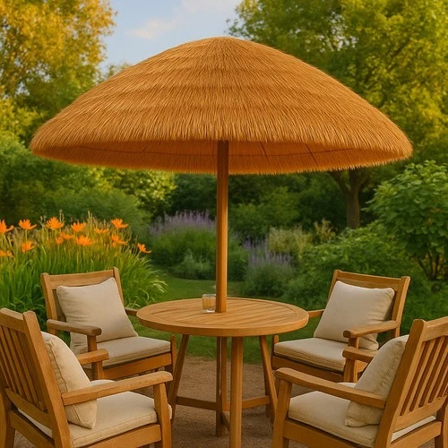 Gartenschirm Hawaii 170cm Sonnenschirm Balkon Strand knickbar