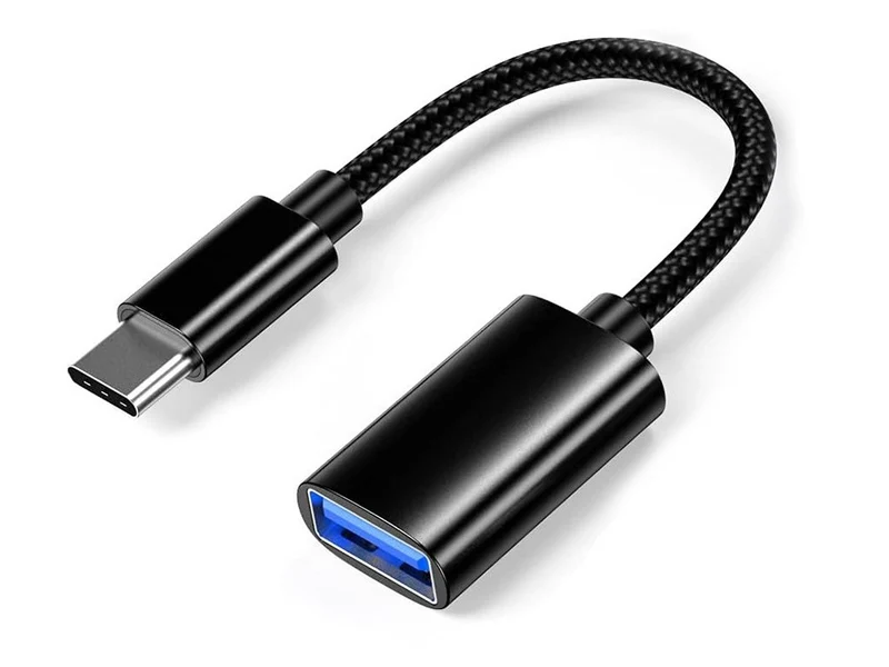 USB-C auf USB-A 3.0 Adapter OTG 11cm Kabel Datenübertragung