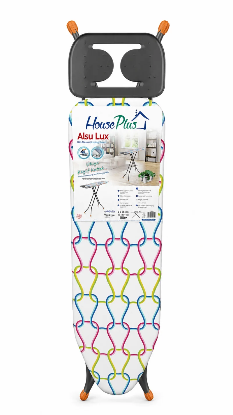 ALSU Dampfbügelbrett höhenverstellbar 105x30cm Bügelbrett