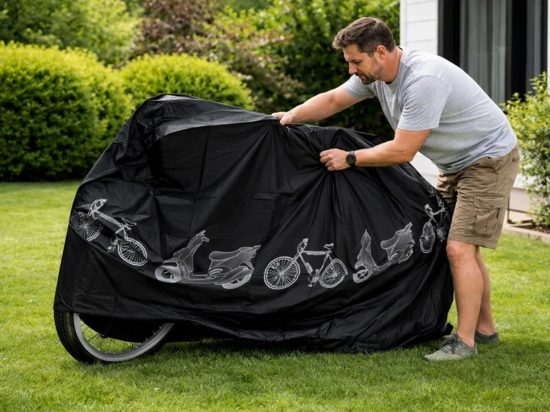 Fahrradabdeckung 200x105 wasserdicht Motorrad Roller Schutzplane
