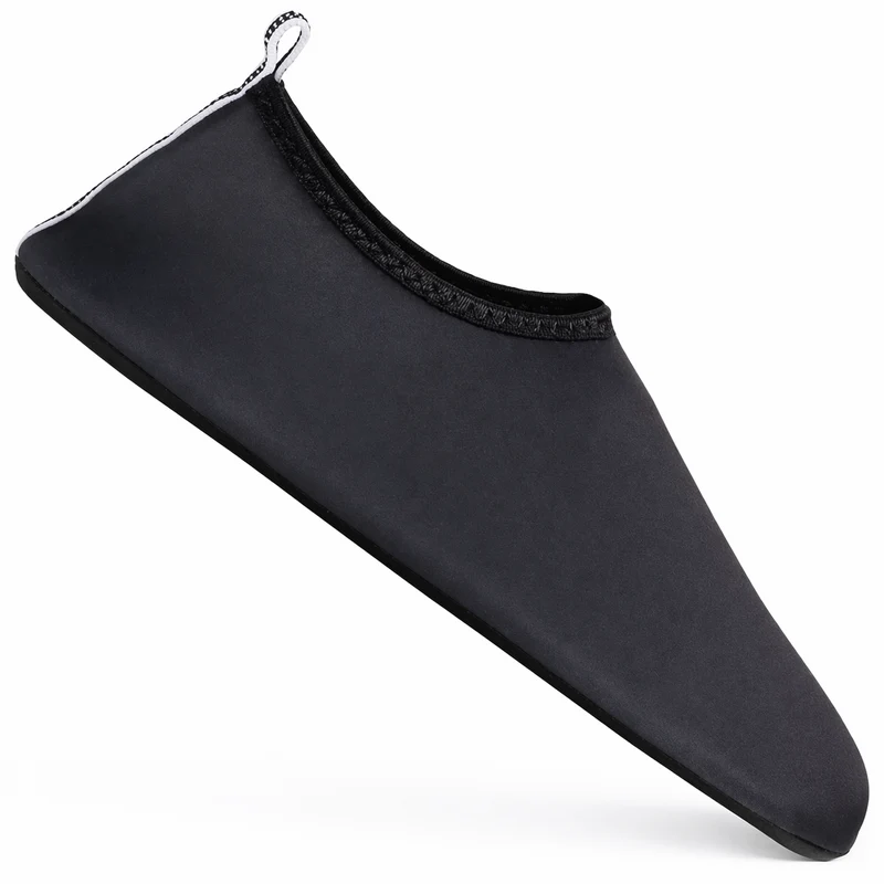 Schwimmschuhe 42-43 schwarz rutschfest Aquaschuhe Barfuß Badeschuhe