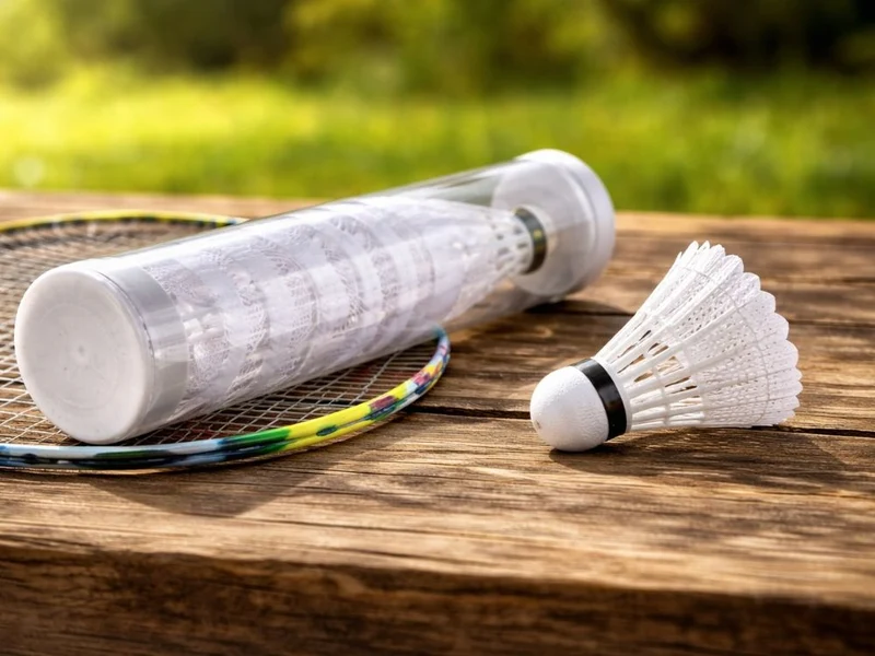 Badminton Federbälle weiß Shuttlecocks stabil Outdoor Freizeit 1 oder 5 Stück