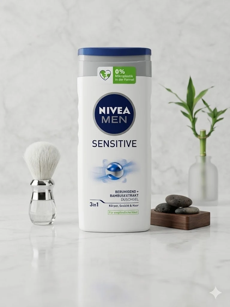 NIVEA MEN Duschgel Original Care 250ml 3in1 Körper Gesicht Haare
