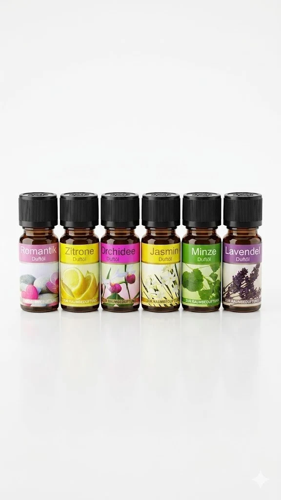 Duftöl 10ml 1 Stück Aromaöl Auswahl Minze Lavendel Jasmin Zitrone Diffuser