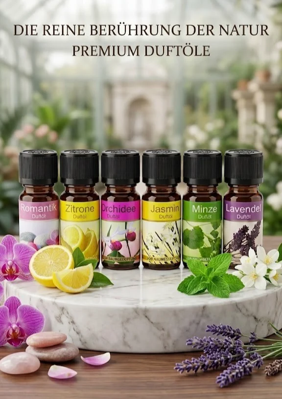 Duftöl 10ml 1 Stück Aromaöl Auswahl Minze Lavendel Jasmin Zitrone Diffuser