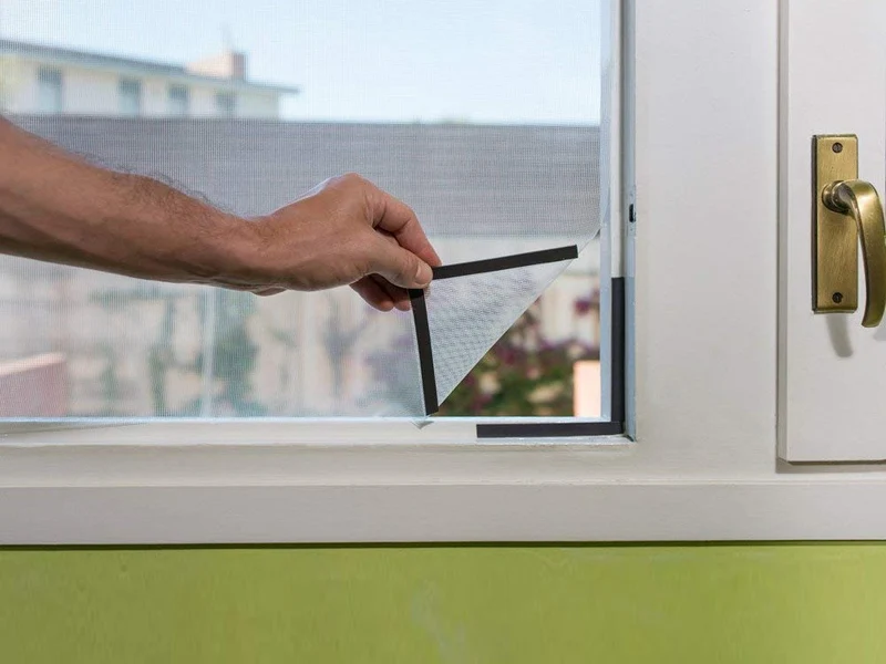 Fenstermoskitonetz magnetisch 150x180cm Fliegengitter zuschneidbar ohne Bohren