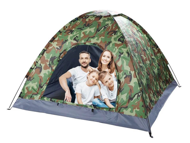 Campingzelt 2-3 Personen XXL leicht mit Moskitonetz Outdoor Reisezelt