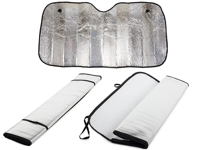 Auto Sonnenschutz für Windschutzscheibe 130x60cm – Hitzeschutz und Frostschutz Abdeckung