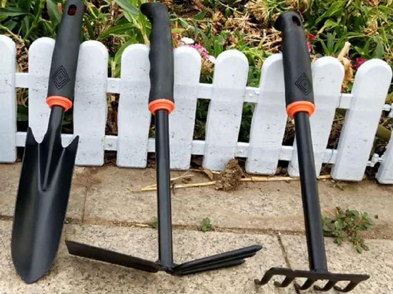 Gartengeräte Set 6tlg Gartenwerkzeug Schaufel Harke Hacke für Gartenarbeit