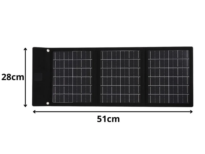 Solarpanel 20W faltbar USB-C Ladegerät für Handy Powerbank Camping Outdoor