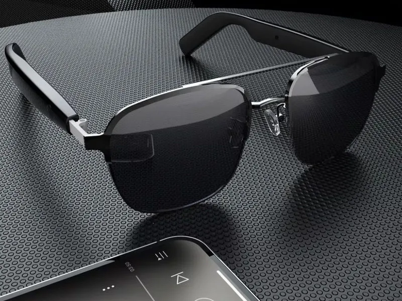 Bluetooth Sonnenbrille mit Lautsprecher Mikrofon Freisprechen Musik Smart