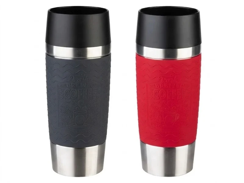 EMSA Thermobecher 360ml auslaufsicher Kaffee To Go 4h warm 8h kalt 360° Deckel