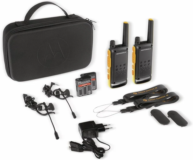 Motorola T82 Walkie Talkie 2er Set PMR446 10km VOX Funkgerät Outdoor
