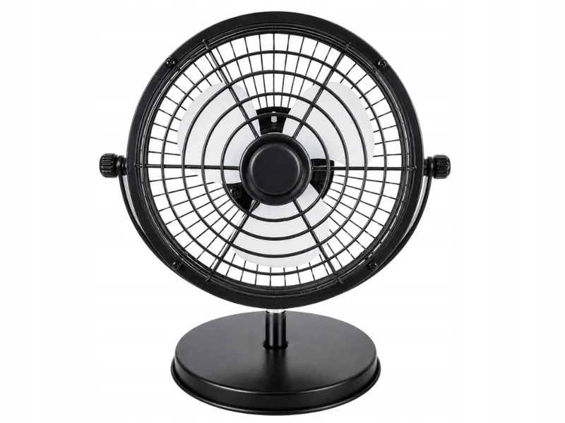 USB Tischventilator Leise Mini Ventilator für Büro Zuhause USB-C 360° Neigbar