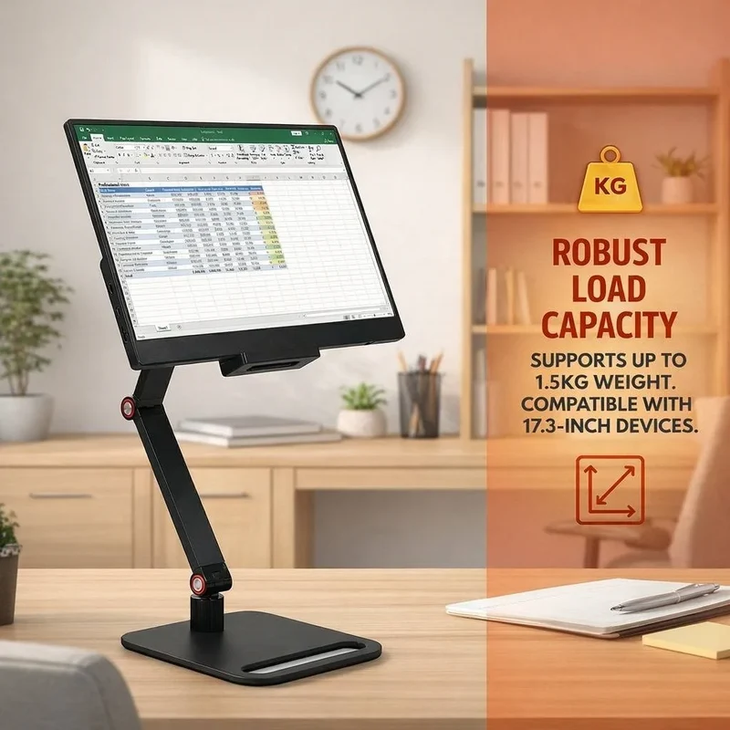Tablet Monitor Ständer höhenverstellbar 360° Aluminium bis 17,3 Zoll Monitore bis 17,3 Zoll