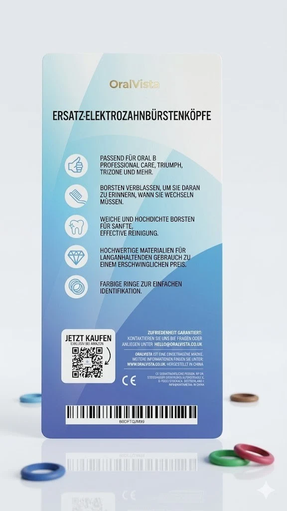 16x Ersatz Zahnbürstenköpfe für Oral B – Kompatibel & Sanfte Reinigung
