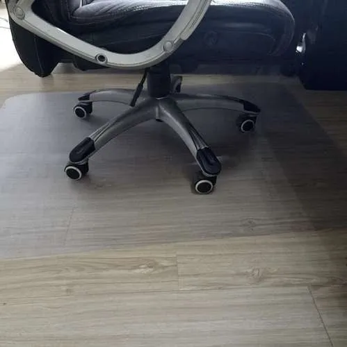 Bodenschutzmatte 100x140 cm Stuhlunterlage Bürostuhl Matte Transparent Ruhhy