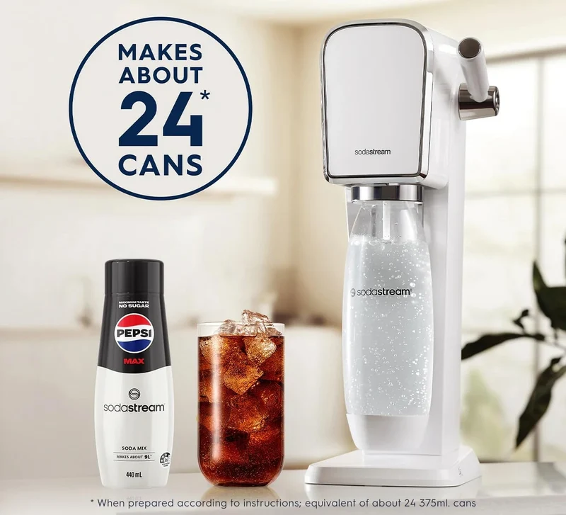 SodaStream Sirup Pepsi Zero 440ml – Für 9L Fertiggetränk Zuckerfrei